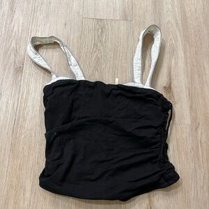 Free People Black and White Camisole